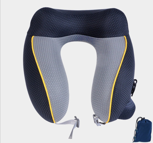 Inflatable U-Pillow Travel Pillow | Neck Support Cushion
