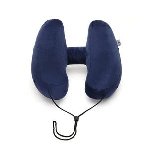 Car and Airplane Pillow | Neck Pillow Travel Pillow for Comfortable in navy blue color for travel comfort.