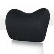 Car Headrest Neck Pillow | Memory Foam Auto Seat Support in black, designed for ergonomic neck and head support.