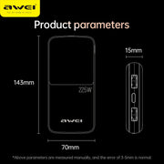 AWEI 22.5W Fast Charging Power Bank