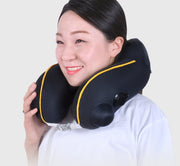 Inflatable U-Pillow Travel Pillow | Neck Support Cushion